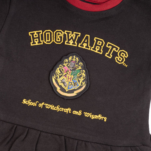 Hogwarts Baby Grow With Skirt - Heritage Of Scotland - BLACK