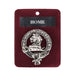 Home Clan Badge, Kilt Pin, Lapel Pin, Cufflinks, Keyring/Key Fob & Gift Set — Fine Pewter by Art Pewter — Made in Scotland (Shiny Finish) - Heritage Of Scotland - Badge