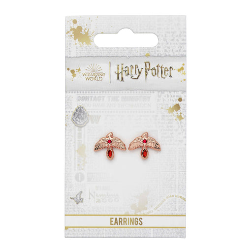 Hp Fawkes Rose Gold Plated Stud Earrings - Heritage Of Scotland - NA