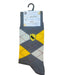 Hp Hufflepuff Argyle Knit Socks - Heritage Of Scotland - NA