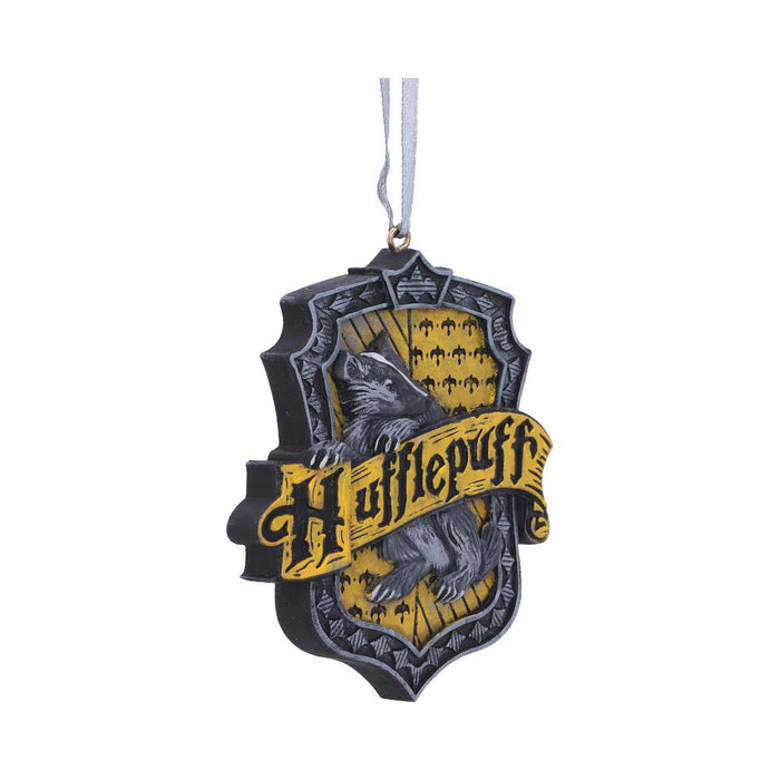 Hp Hufflepuff Crest Hanging Ornament 8Cm - Heritage Of Scotland - NA