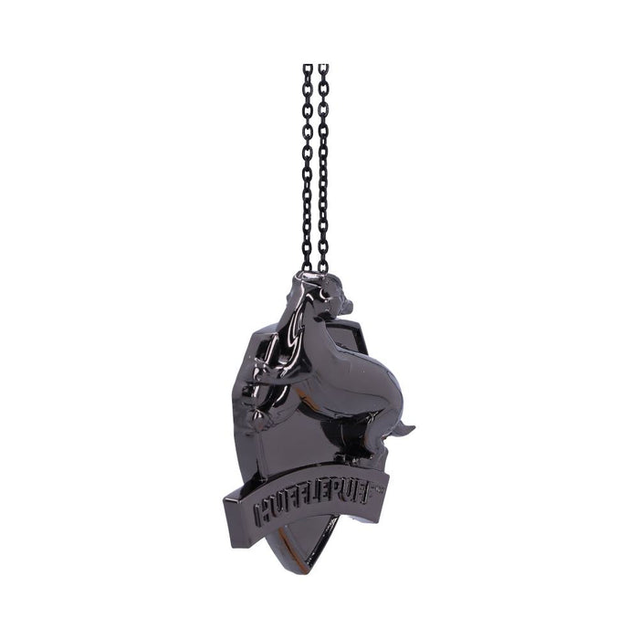 Hp Hufflepuff Crest (Silver) Hanging Orn - Heritage Of Scotland - NA
