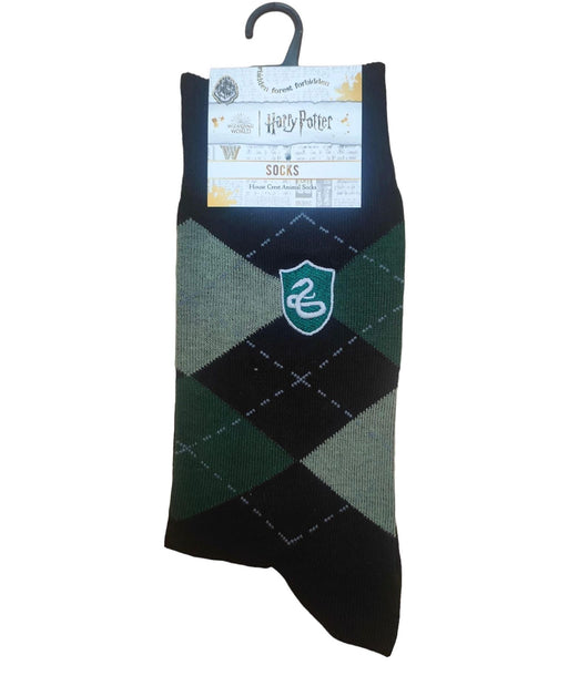 Hp Slytherin Argyle Knit Socks - Heritage Of Scotland - NA