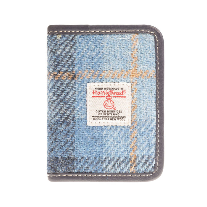 Ht Card Holder Blue Check / Blue Dd - Heritage Of Scotland - BLUE CHECK / BLUE DD