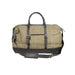 Ht Leather Large Travel Bag Lt Brown Check / Black - Heritage Of Scotland - LT BROWN CHECK / BLACK