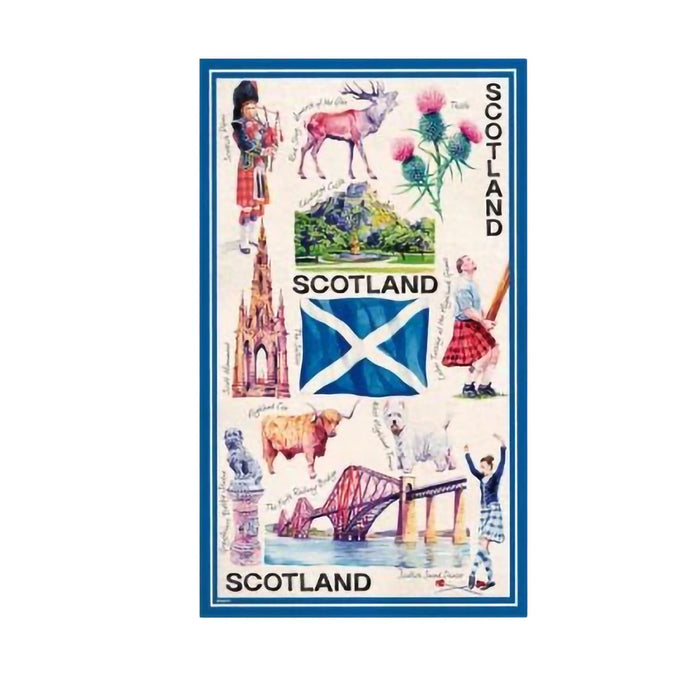 Iconic Scotland Tea Towel - Heritage Of Scotland - NA