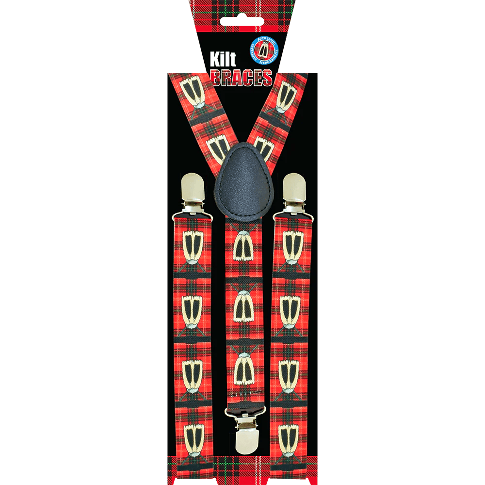 Instakilt Braces – Elasticated Suspenders with Signature “Instakilt” Design (Adult) - Heritage Of Scotland - Instakilt