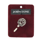 Johnstone Clan Badge, Kilt Pin, Lapel Pin, Cufflinks, Keyring/Key Fob & Gift Set — Fine Pewter by Art Pewter — Made in Scotland (Shiny Finish) - Heritage Of Scotland - Lapel Pin