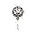 Johnstone Clan Badge, Kilt Pin, Lapel Pin, Cufflinks, Keyring/Key Fob & Gift Set — Fine Pewter by Art Pewter — Made in Scotland (Shiny Finish) - Heritage Of Scotland - Lapel Pin