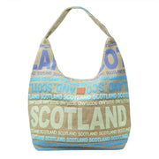 Julia Shoulder Bag Scotland - Heritage Of Scotland - BEIGE/BLUE/GREEN / L