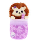 Keel Toys Café Cute Bubble Tea Soft Toys - Hedgehog - Heritage Of Scotland -