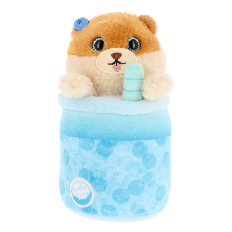 Keel Toys Café Cute Bubble Tea Soft Toys - Pomeranian - Heritage Of Scotland -