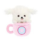 Keel Toys Café Cute Puppachino Soft Toys – Puppy Plush - Maltese Pink - Heritage Of Scotland -