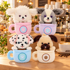 Keel Toys Café Cute Puppachino Soft Toys – Puppy Plush - Maltese Pink - Heritage Of Scotland -