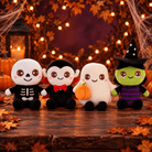 Keel Toys Halloween Spookamals Mini Soft Toys - Witch - Heritage Of Scotland -
