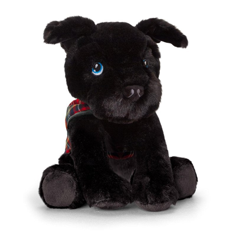 Keel Toys Keeleco Scottie Dog in Tartan Coat Plush 20cm - Heritage Of Scotland -