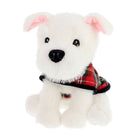 Keel Toys Keeleco Westie Dog Tartan Coat Plush 20cm - Heritage Of Scotland -