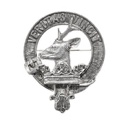 Keith Clan Badge, Kilt Pin, Lapel Pin, Cufflinks, Keyring/Key Fob & Gift Set — Fine Pewter by Art Pewter — Made in Scotland (Shiny Finish) - Heritage Of Scotland - Badge