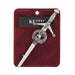 Keith Clan Badge, Kilt Pin, Lapel Pin, Cufflinks, Keyring/Key Fob & Gift Set — Fine Pewter by Art Pewter — Made in Scotland (Shiny Finish) - Heritage Of Scotland - Kilt Pin