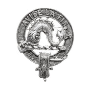 Kennedy Clan Badge, Kilt Pin, Lapel Pin, Cufflinks, Keyring/Key Fob & Gift Set — Fine Pewter by Art Pewter — Made in Scotland (Shiny Finish) - Heritage Of Scotland - Badge