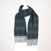Kids 100% Cashmere Tartan Mini Scarf - BLACK WATCH - Heritage Of Scotland -