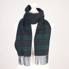 Kids 100% Lambswool Tartan Mini Scarf – Soft Children’s Wool Scarf - BLACK WATCH - Heritage Of Scotland -