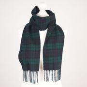 Kids 100% Lambswool Tartan Mini Scarf – Soft Children’s Wool Scarf - BLACK WATCH - Heritage Of Scotland -