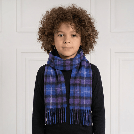 Kids 100% Lambswool Tartan Mini Scarf – Soft Children’s Wool Scarf - HERITAGE OF SCOTLAND - Heritage Of Scotland -