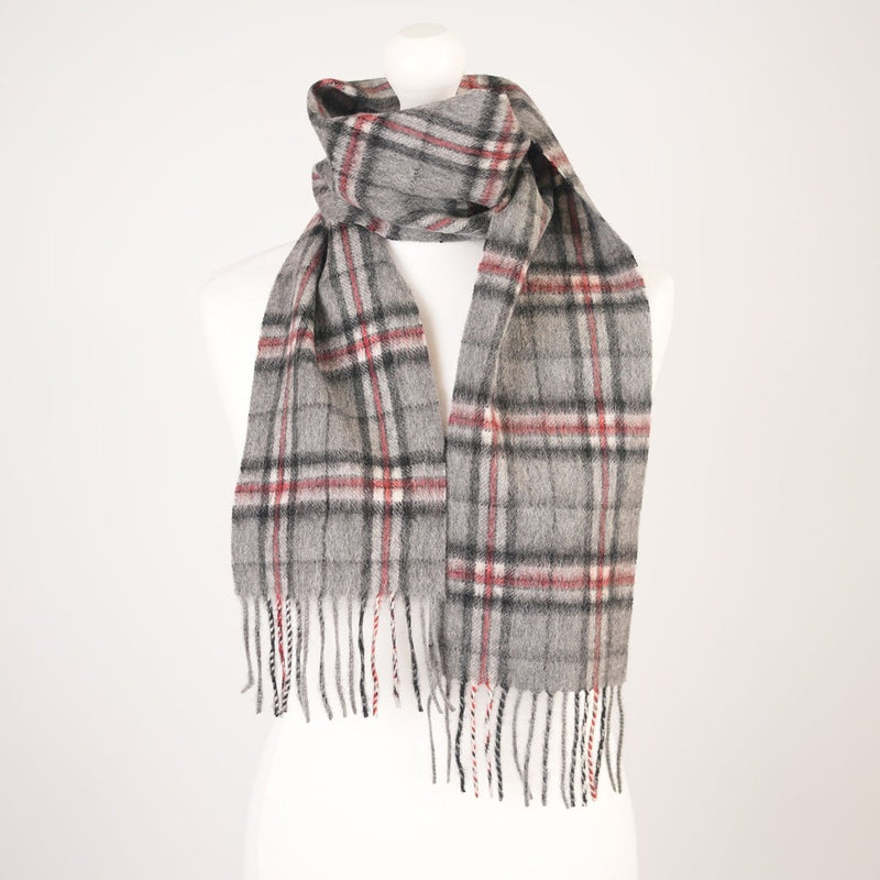 Kids 100% Lambswool Tartan Mini Scarf – Soft Children’s Wool Scarf - THOMSON GREY - Heritage Of Scotland -