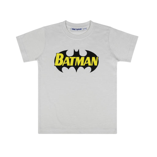 Kids Batman Tshirt - Heritage Of Scotland - GREY MARL