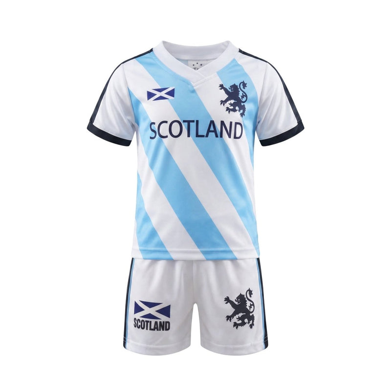 Kids Blue Scotland Football Kit - Heritage Of Scotland - 6 - 12 Months