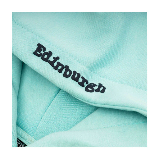 Kids Edinburgh 3D Puff Hoodie Aqua - Heritage Of Scotland - AQUA