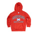 Kids Edinburgh Harvard Print Hooded Top - Heritage Of Scotland - RED