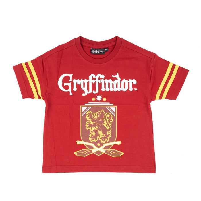 Kids Gryffindor Varsity T-Shirt - Heritage Of Scotland - BURGUNDY