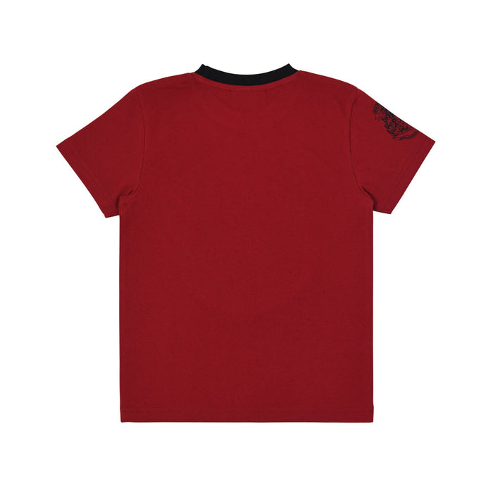 Kids Platform 9 3/4 T-Shirt - Heritage Of Scotland - BURGUNDY