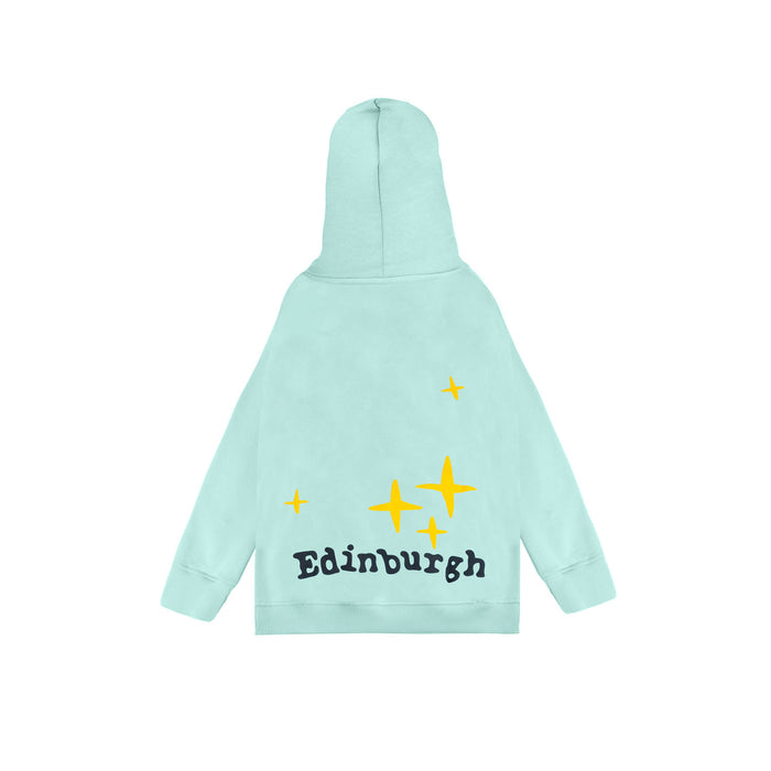 Kids Scotland 3D Puff Hoodie Aqua - Heritage Of Scotland - AQUA