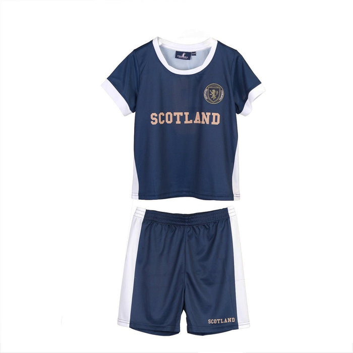 Kids Scotland Football Kit - Heritage Of Scotland - NAVY/WHITE