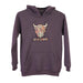 Kids Scotland Highland Cow Hoodie – Purple Children’s Hooded Sweatshirt - Heritage Of Scotland - 0 - 1 YEARS