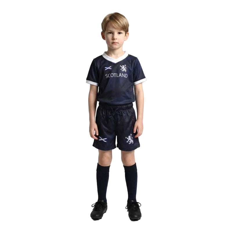 Kids Seyer Scotland Football Suit – Junior Scotland Kit - Heritage Of Scotland - 0 - 6 MONTHS