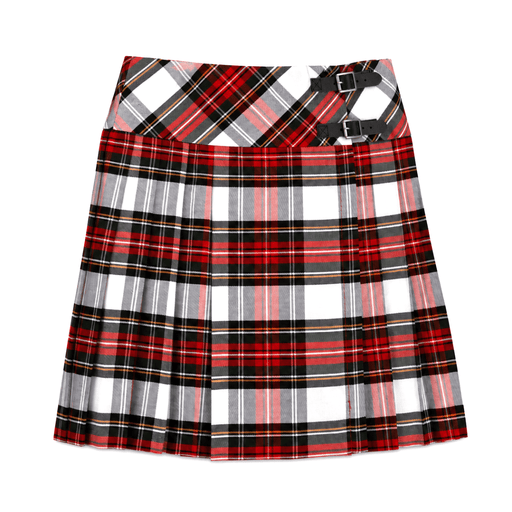Ladies Deluxe Billie Kilted Skirt Stewart Dress - Heritage Of Scotland - Stewart Dress