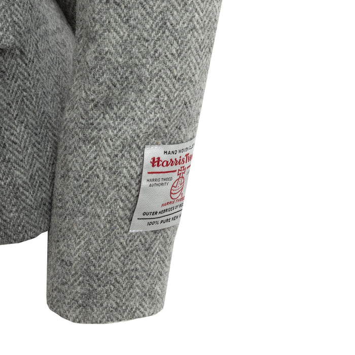 Ladies Iona Harris Tweed Jacket Furn20 - 05 Grey Hb - Heritage Of Scotland - FURN20 - 05 GREY HB