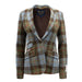 Ladies Iona Harris Tweed Jacket Lovat Check - Heritage Of Scotland - LOVAT CHECK