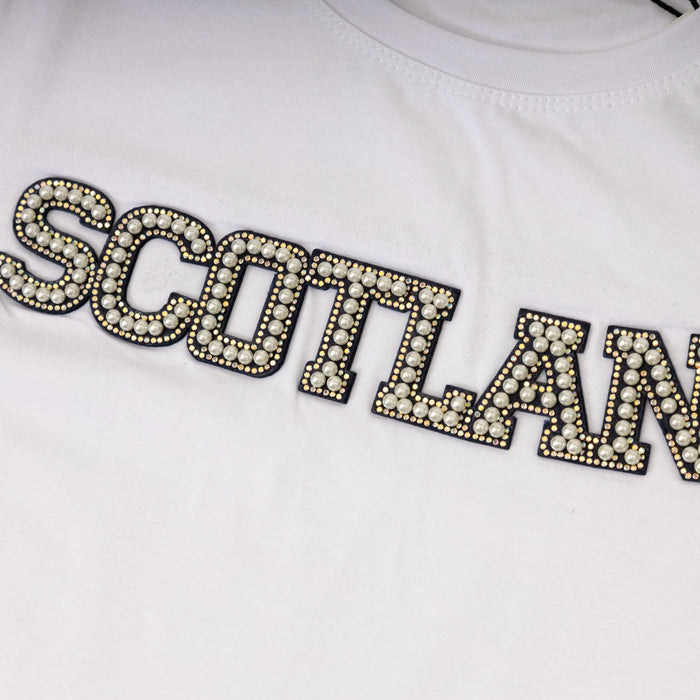 Ladies Lilly T - Shirt White - Heritage Of Scotland - WHITE