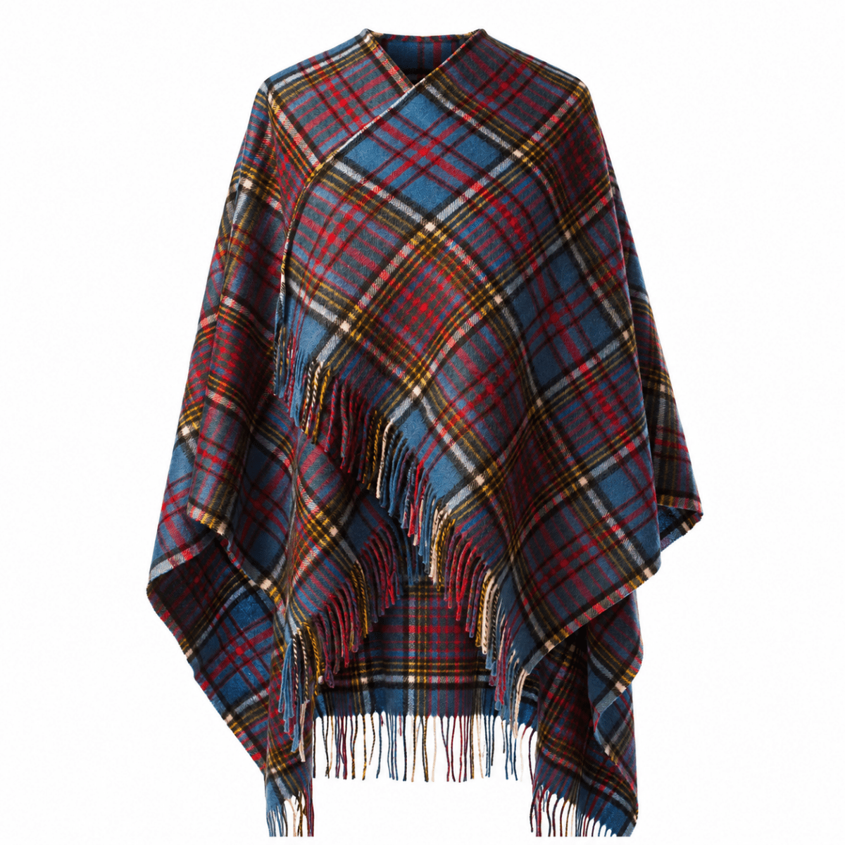Ladies Mini Cape Edinburgh 100% Lambswool - Anderson - Heritage Of Scotland -