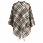 Ladies Mini Cape Edinburgh 100% Lambswool - Macdonald Light Green Mix - Heritage Of Scotland -