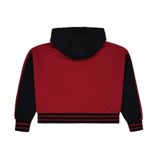 Ladies Platform 9 3/4 Crop Hoodie - Heritage Of Scotland - BURGUNDY