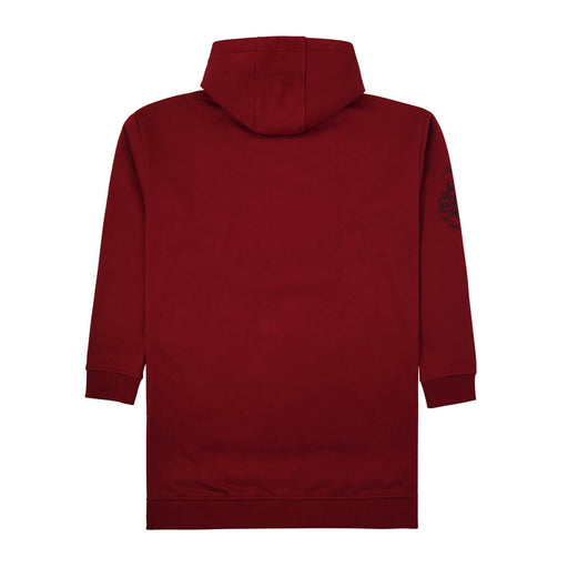 Ladies Platform 9 3/4 Hoodie Dress - Heritage Of Scotland - BURGUNDY