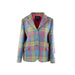 Ladies Rona Harris Tweed Jacket Pink Lovat - Heritage Of Scotland - PINK LOVAT