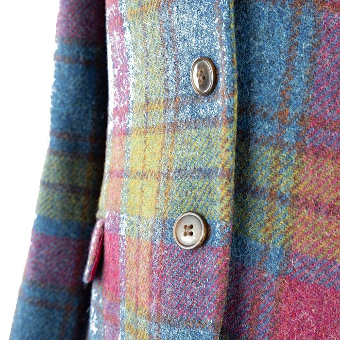 Ladies Rona Harris Tweed Jacket Pink Lovat - Heritage Of Scotland - PINK LOVAT