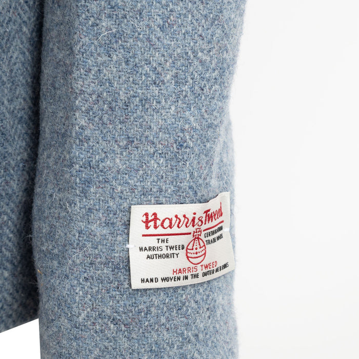 Ladies Skye Harris Tweed Jacket Blue Herringbone - Heritage Of Scotland - BLUE HERRINGBONE